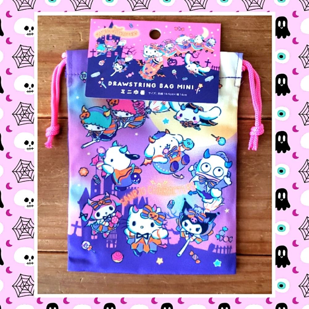 Sanrio Halloween drawstring bag